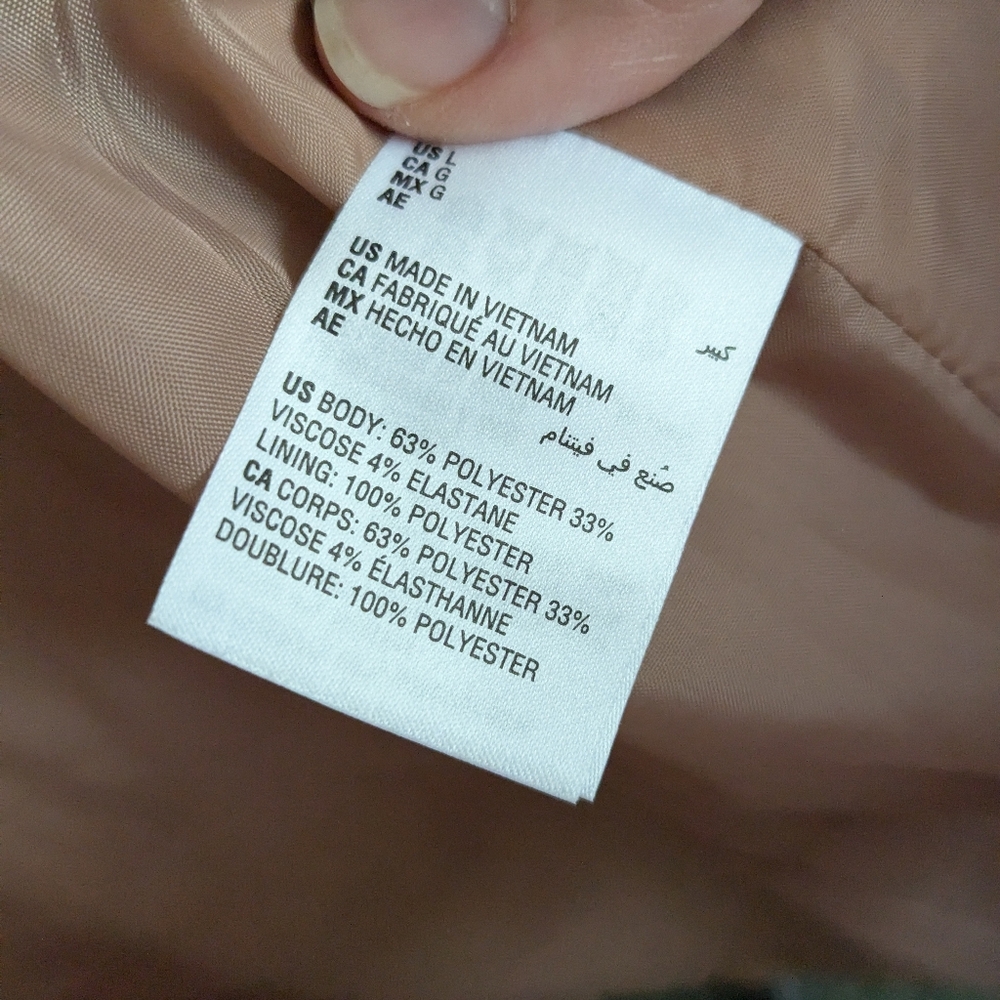 BAR III Faux Double-Breasted Boyfriend Jacket/Blazer, Sz L, NWOT!!! - Picture 5 of 5